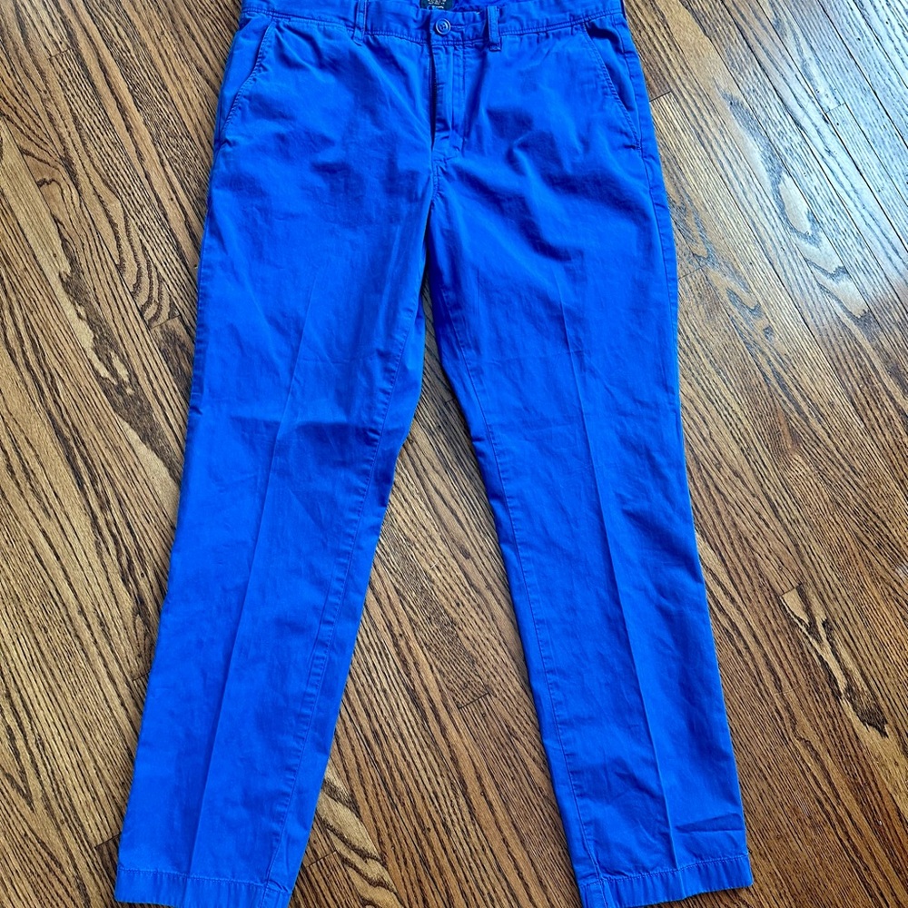 J. Crew Vibrant Blue Chinos